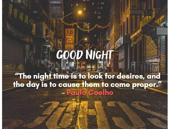 Good Night Motivational Quotes